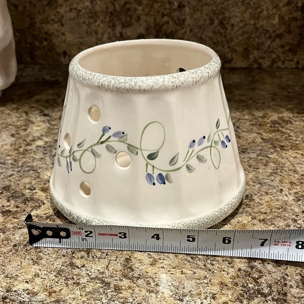 Yankee Candle Floral Ceramic Candle Topper Shade Trailing Flowers